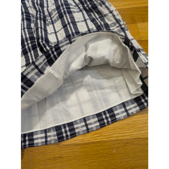 Lilly Pulitzer Esmeralda Strapless Dress True Navy Plaid Medium - Picture 10 of 10